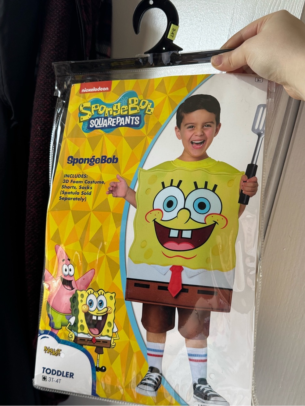 Nickelodeon SpongeBob SquarePants Bright Yellow Foam Toddler Costume